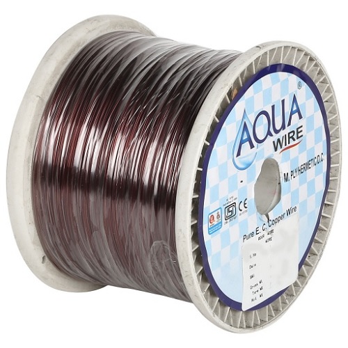 Aquawire Enameled Copper Wire, Conductor Diameter: 0.457 mm, SWG: 26, 10 kg